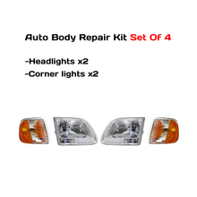 Load image into Gallery viewer, 1997–2003 Ford F-150 Headlight Kit Left &amp; Right Headlights with Corner Lights | OEM Fit