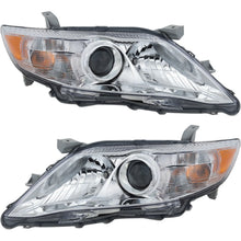 Load image into Gallery viewer, 2010–2011 Toyota Camry Halogen Headlight Set LH &amp; RH w/ Bulb | OEM Fit