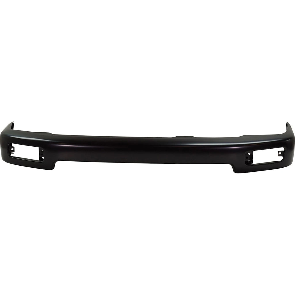 Front Bumper Face Bar For 1996-1998 Toyota 4Runner Base/SR5 Models Painted Black Steel (1-Piece Set)
