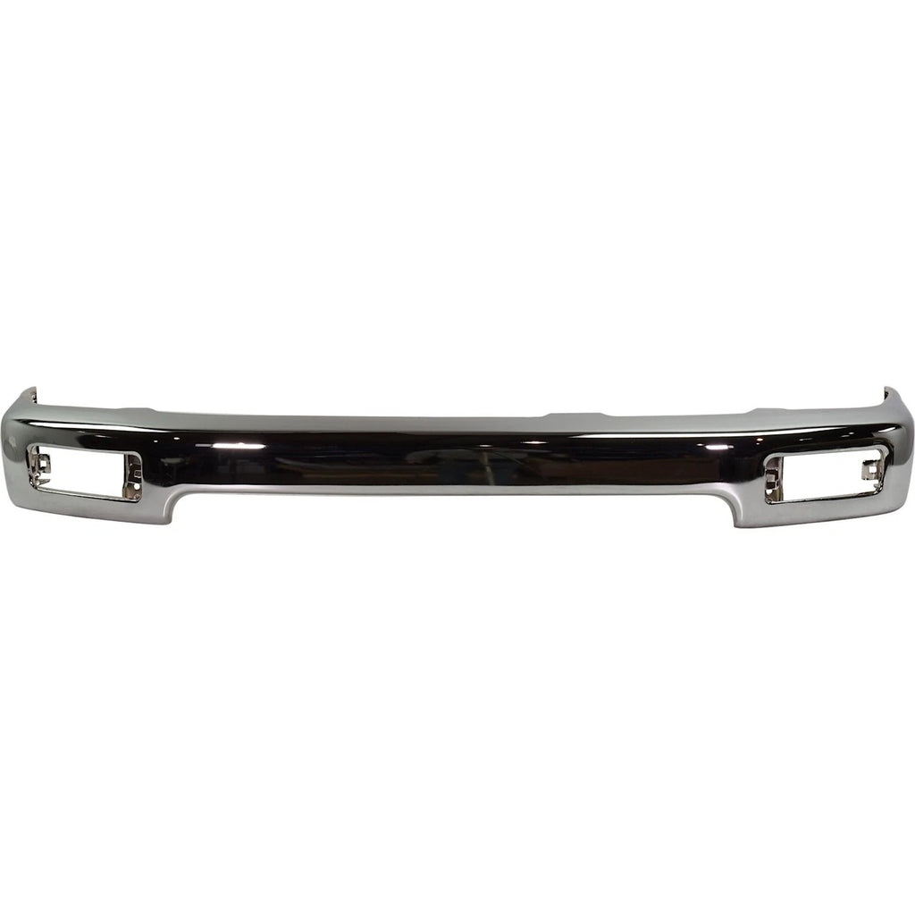 Front Bumper Face Bar For 1996-1998 Toyota 4Runner Base/SR5 Models Chrome Steel (1-Piece Set)