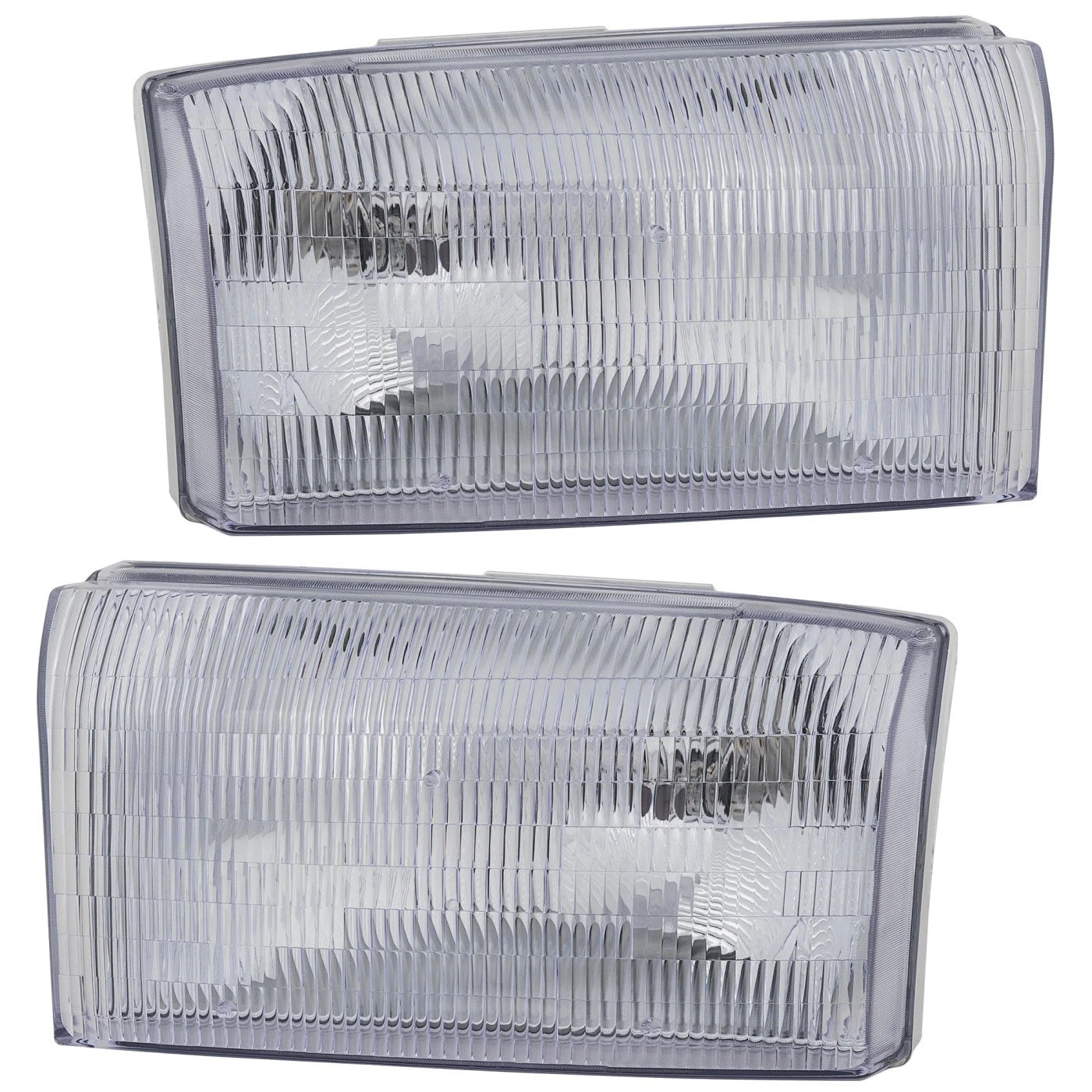 1999–2004 Ford F-250 Super Duty Headlight Set Left and Right Side Halogen Composite Type | OEM Fit