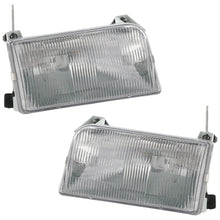 Load image into Gallery viewer, 1992–1997 Ford F-150 Headlight Set Left and Right Side Halogen w/ Bulb(s) (Set of 2) | OEM Fit