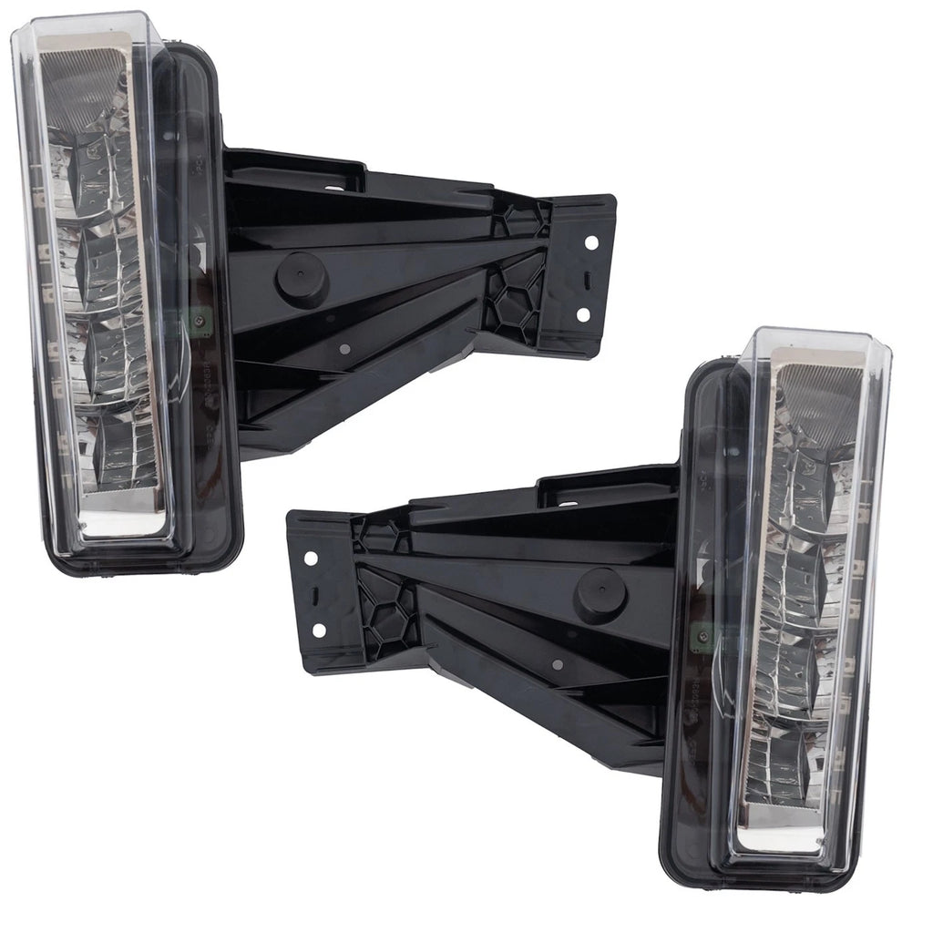 Ford F-450 Fog Light Set Left and Right Side Driving Lamps (Pair, Set of 2) | OEM Fit