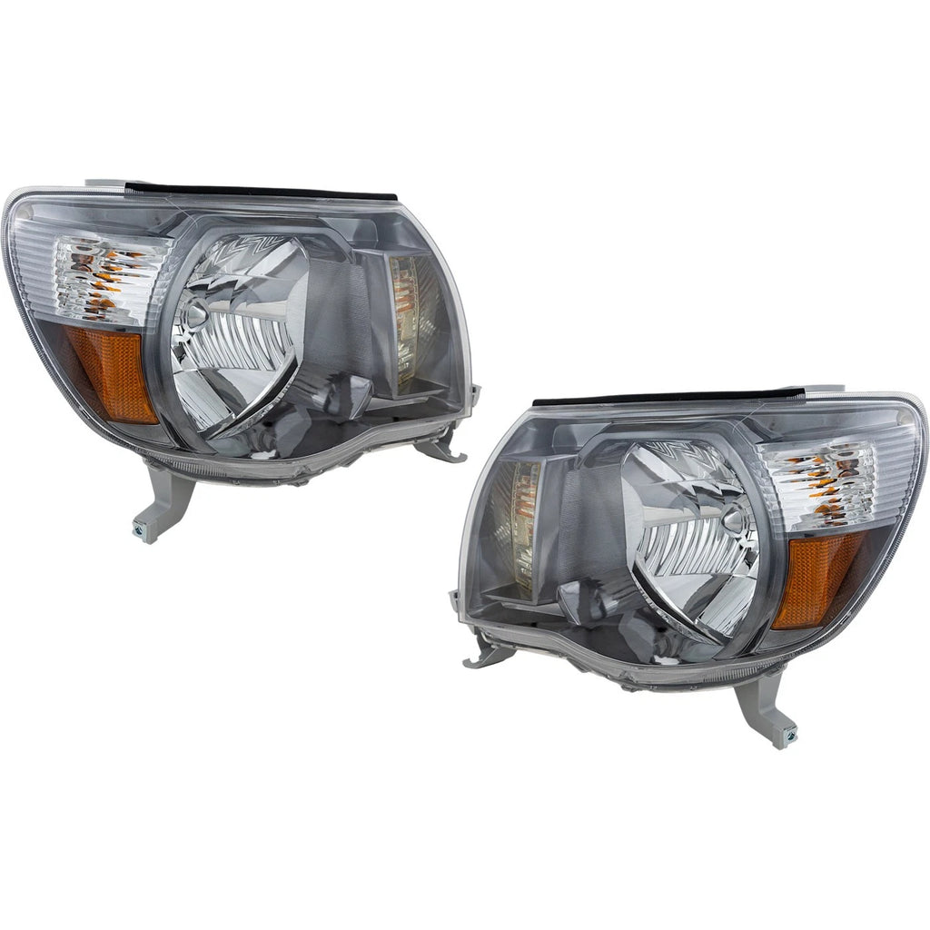 2005–2011 Toyota Tacoma Headlight Assembly Set Left & Right with Bulb | OEM Fit