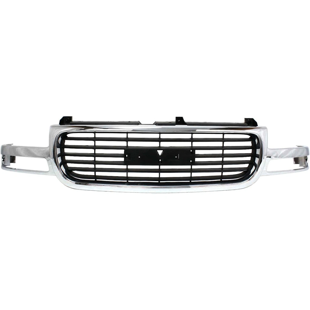 1999–2002 GMC Sierra 1500/2500 Grille Assembly Chrome Shell | OEM Fit