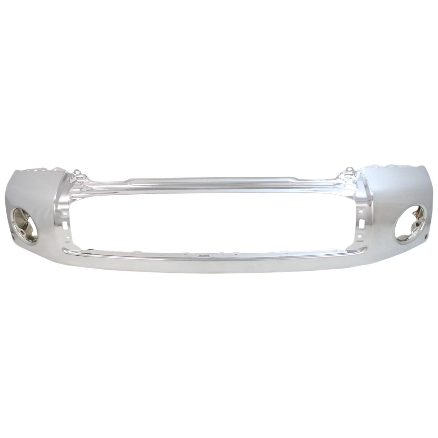 Front Bumper Face Bar For 2007-2013 Toyota Tundra Base/SR5/Platinum Chrome w/ Park Assist (1-Piece Set)