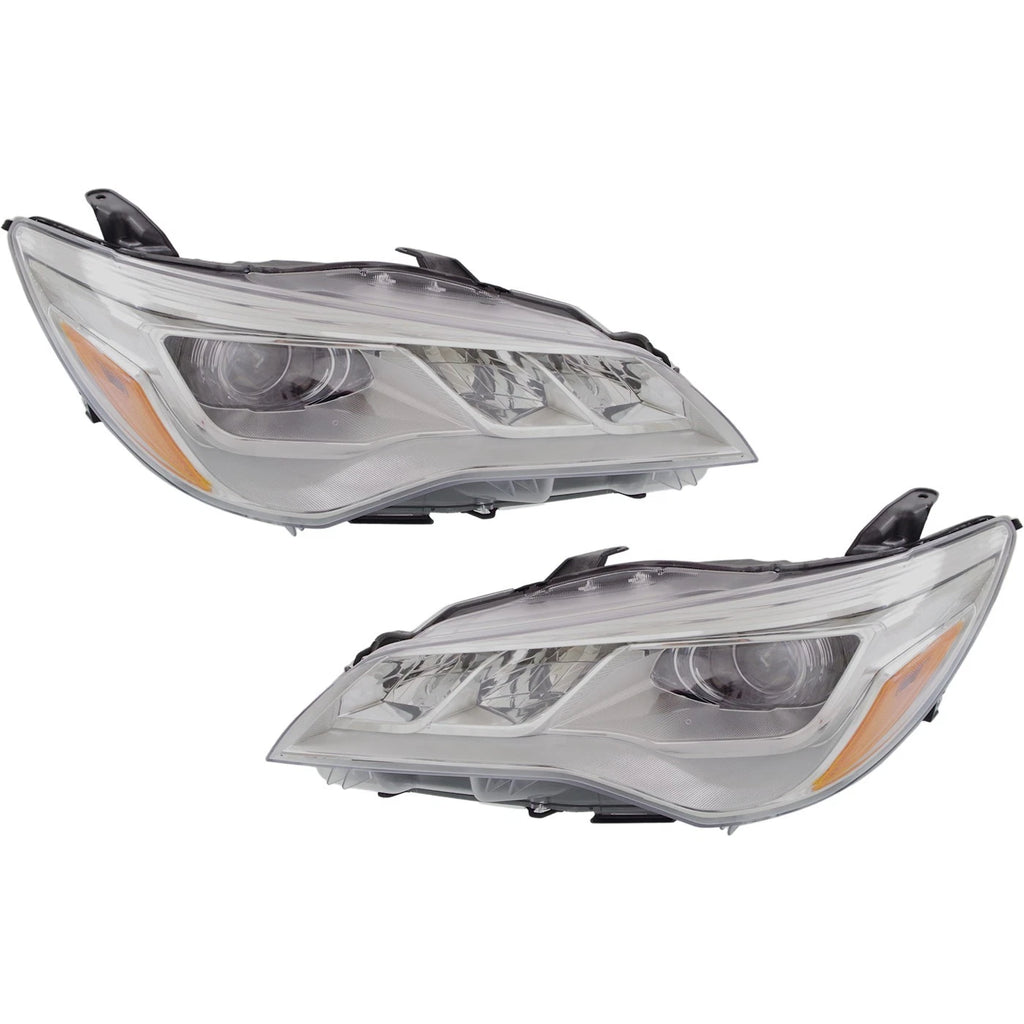 2015–2017 Toyota Camry XLE Headlight Set LED w/ Bulb Left & Right | OEM Fit