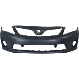 2011–2013 Toyota Corolla  Front Bumper Cover Primed Plastic | OEM Fit