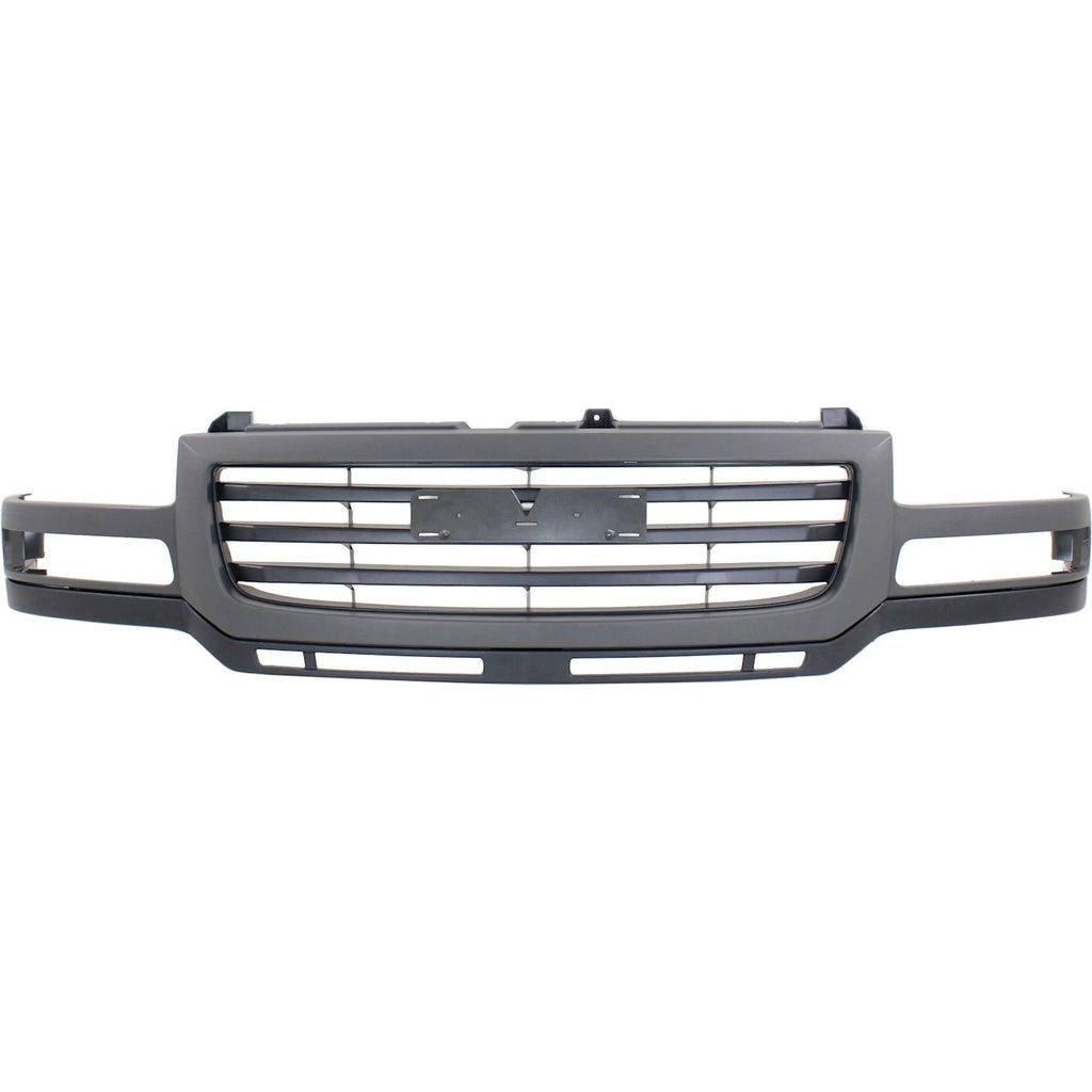 2003–2007 GMC Sierra 2500HD/3500 Grille Gray Shell w/ Black Insert | OEM Fit