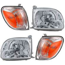 Load image into Gallery viewer, 2005–2006 Toyota Tundra Headlight and Turn Signal Light Set Left and Right Side for Regular/Access Cab | OEM Fit
