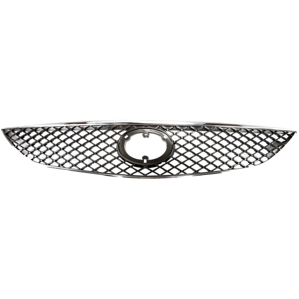 2005–2006 Toyota Camry Grille Chrome Shell w/ Gray Insert Plastic | OEM Fit