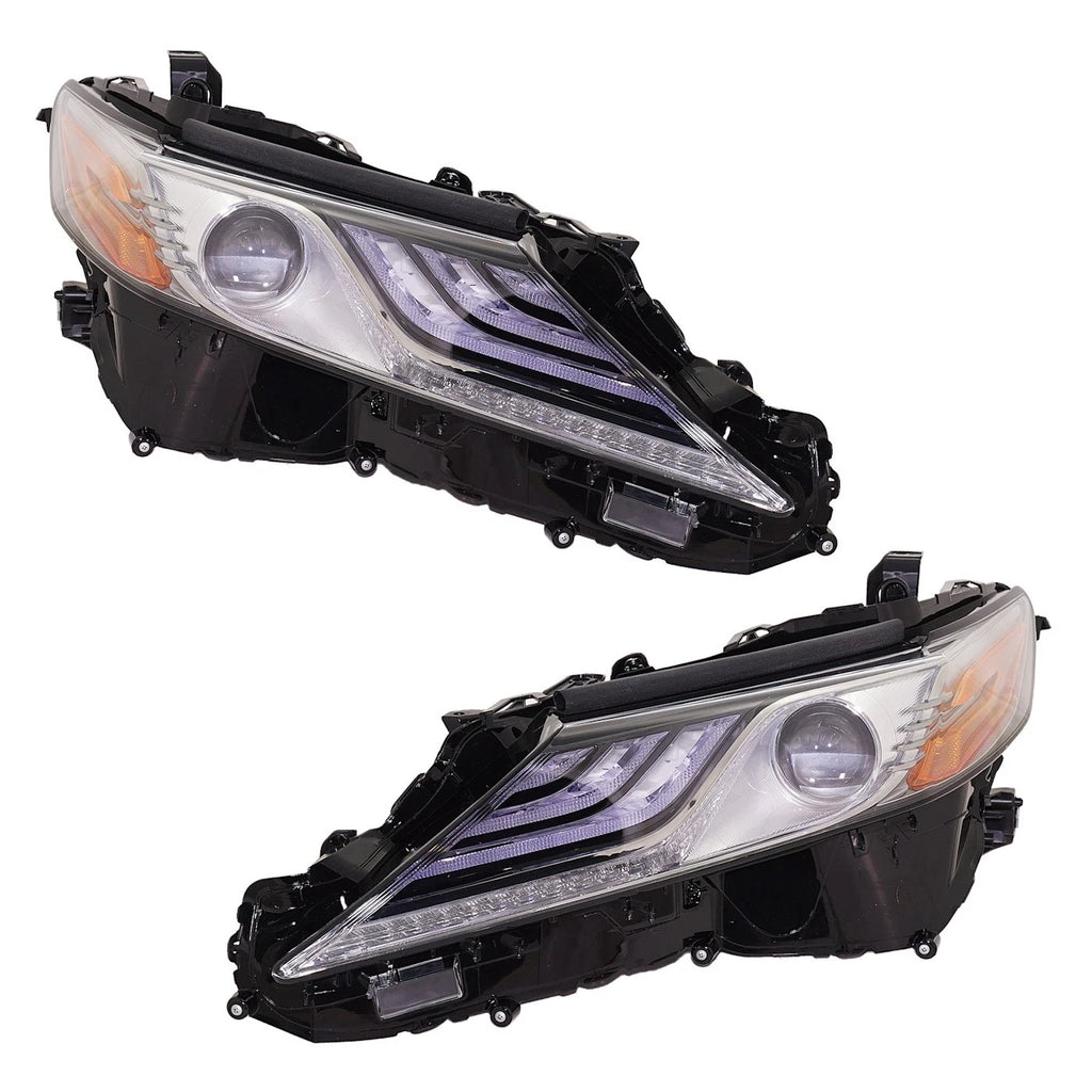 2018 Toyota Camry XSE Headlight Set LED Driver & Passenger Side | OEM Fit