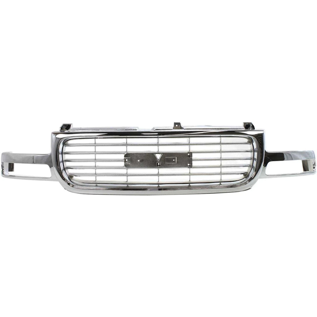 1999–2002 GMC Sierra 1500 Grille Assembly Chrome Shell and Insert | OEM Fit