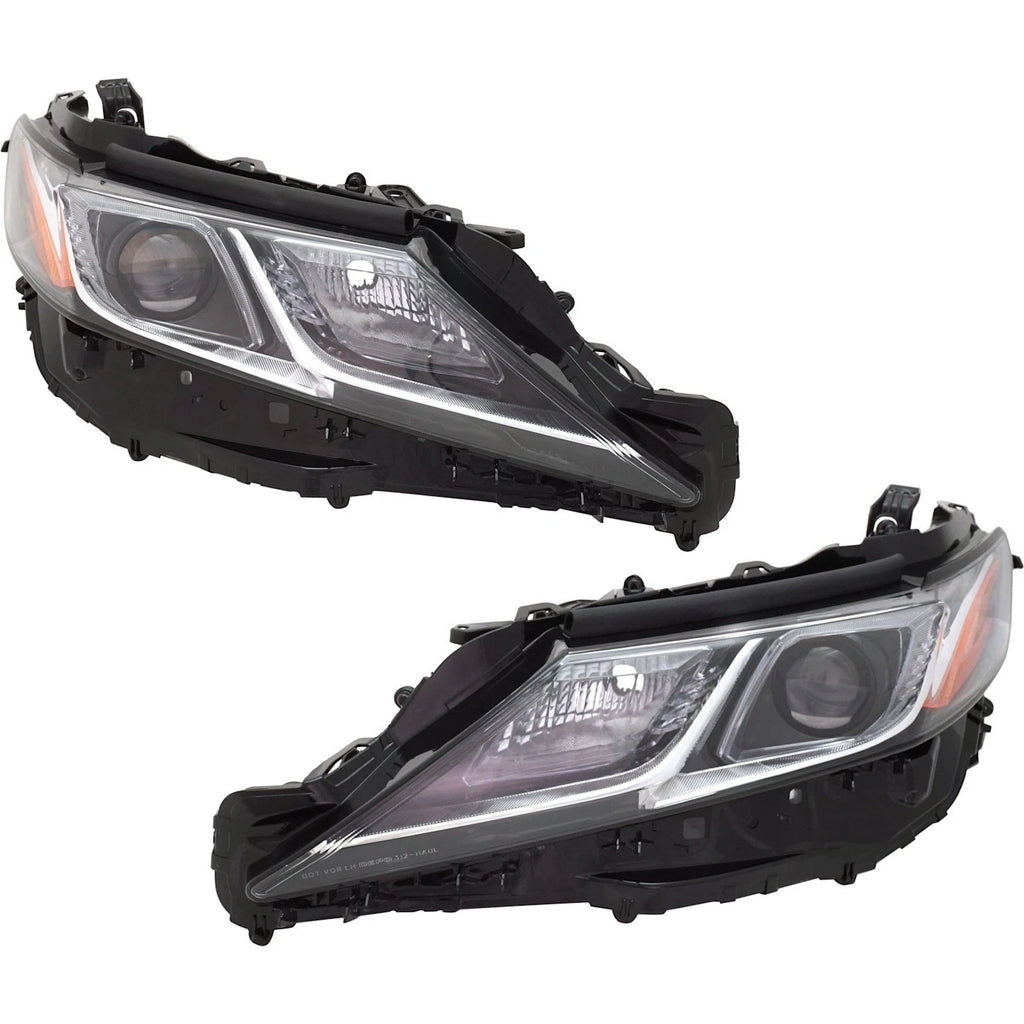 2018 Toyota Camry Headlight Set LED Driver & Passenger Side | OEM Fit