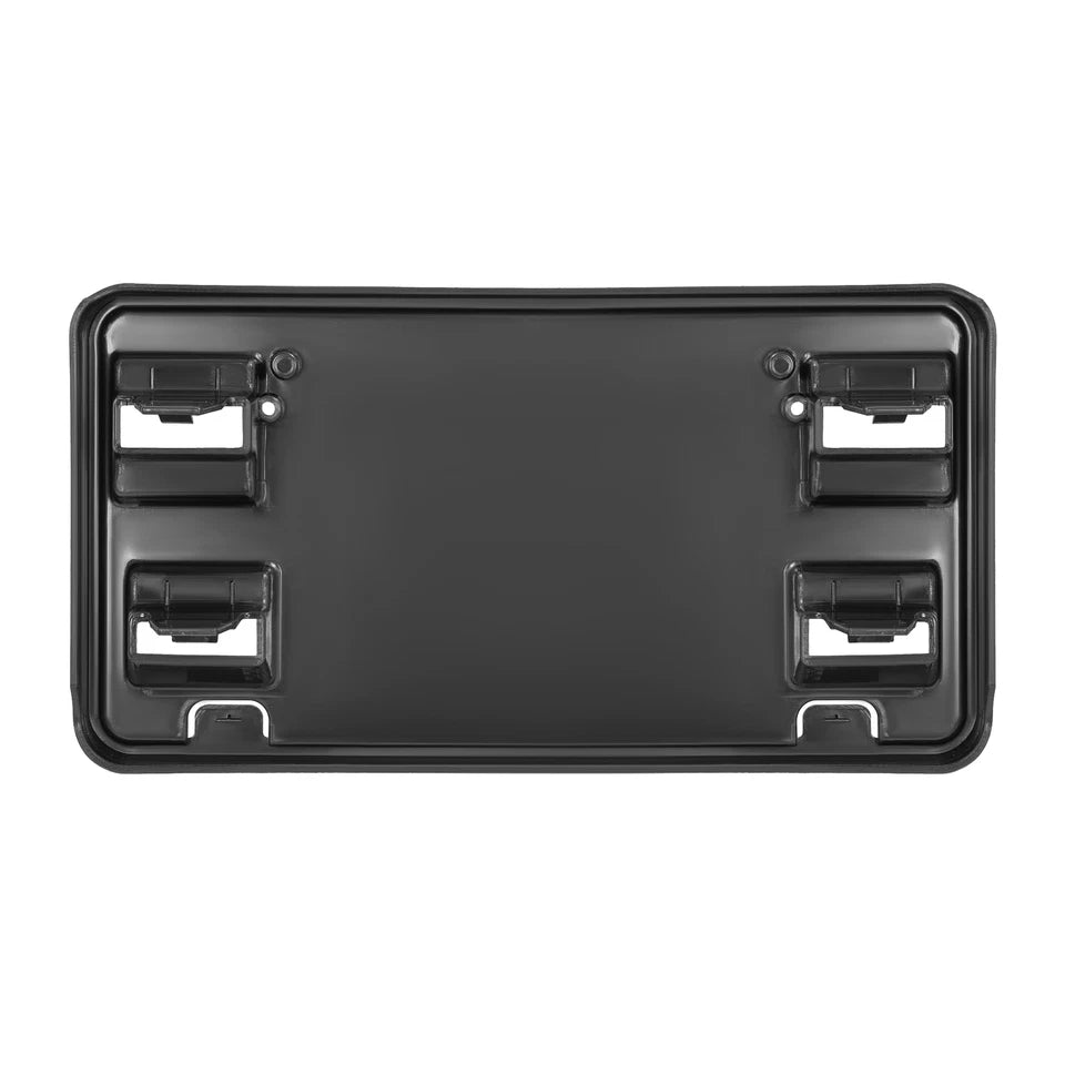 2015-2017 Ford F-150 Front Bumper Trim & License Plate Black | OEM Fit
