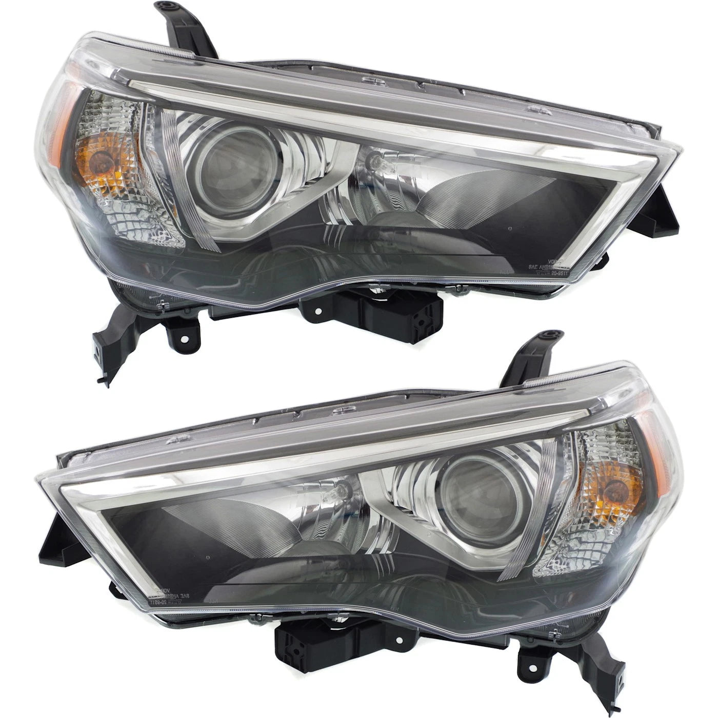 2014–2021 Toyota 4Runner Headlight Set Driver and Passenger Side Clear Lens | OEM Fit