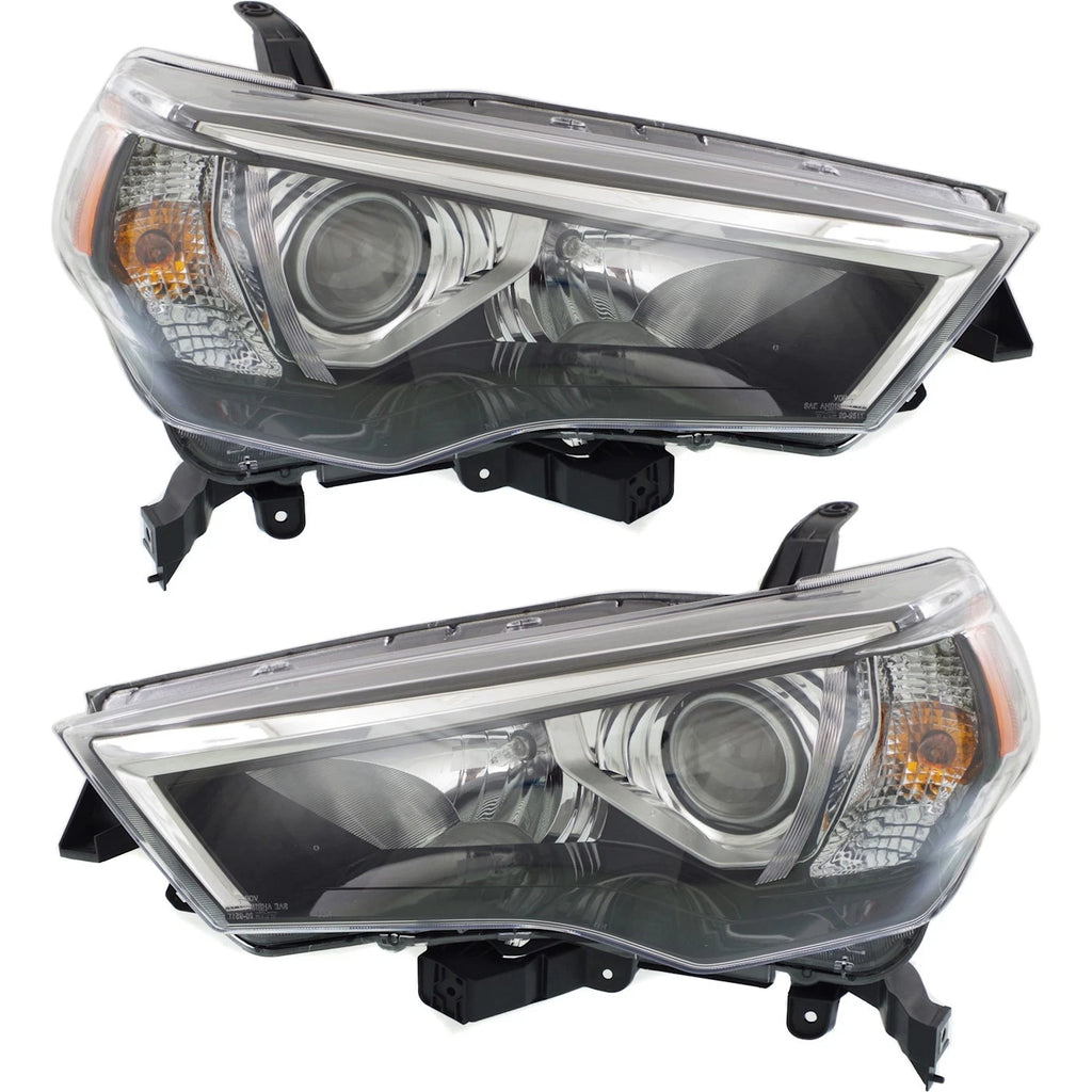 2014–2021 Toyota 4Runner Headlight Set Driver and Passenger Side Clear Lens | OEM Fit