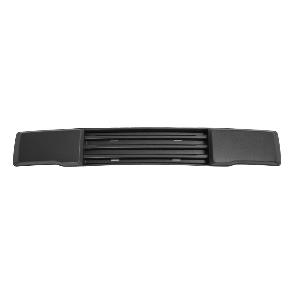 2015-2017 Ford F-150 Front Bumper Trim & License Plate Black | OEM Fit