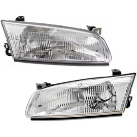 1997–1999 Toyota Camry Halogen Headlight Set Left & Right with Bulbs | OEM Fit