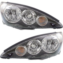 Load image into Gallery viewer, 2005–2006 Toyota Camry Sedan Headlight Set Left &amp; Right Black Housing 2Pc | OEM Fit