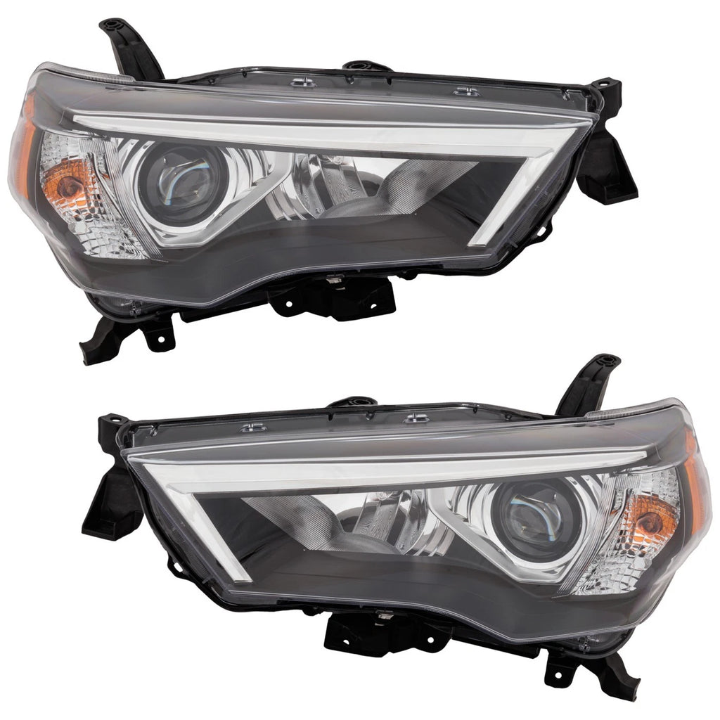 Headlight Set Left and Right Side Driving Headlamps w/ Bulb(s) | OEM Fit
