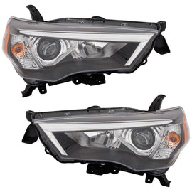 Headlight Set Left and Right Side Driving Headlamps w/ Bulb(s) | OEM Fit