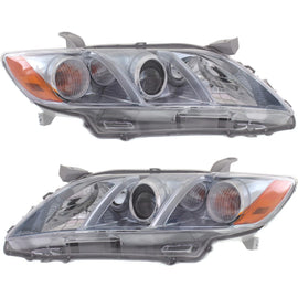 2007–2009 Toyota Camry Hybrid Headlight Assembly Set Left & Right w/ Bulb | OEM Fit