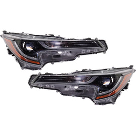 2020–2021 Toyota Corolla Headlight Set Left and Right Side LED  | OEM Fit