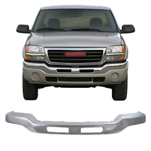 Load image into Gallery viewer, 2003–2006 GMC Sierra 1500HD 2500HD 3500 Front Bumper Chrome Steel | OEM Fit