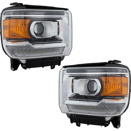 2014–2018 GMC Sierra 1500 LED Headlight CAPA  | OEM Fit