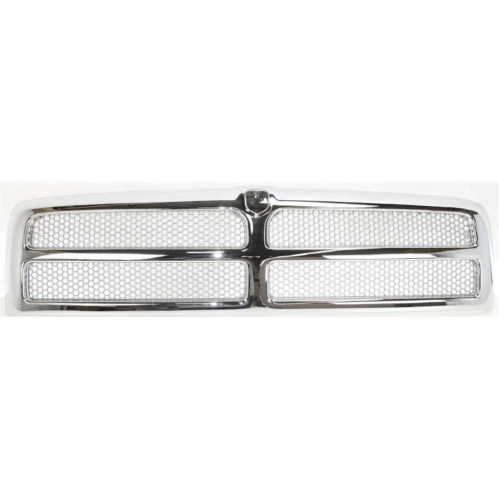 1994–1997 Dodge Ram 1500 / 2500 Front Grille Chrome Shell  | OEM Fit
