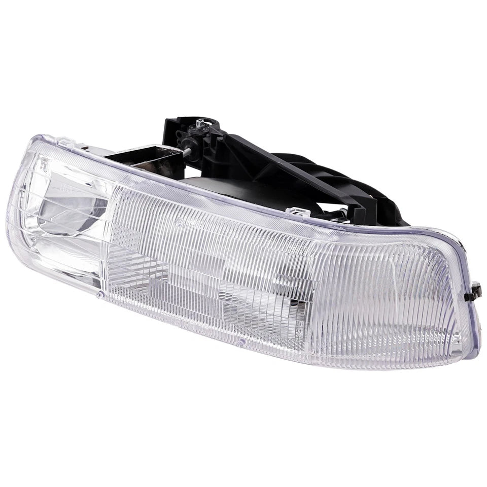 1999–2002 Chevrolet Silverado 1500 Headlight Set Base / LS / LT / WT Halogen | OEM Fit