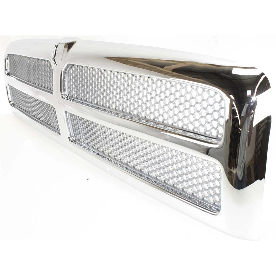 1994–1997 Dodge Ram 1500 / 2500 Front Grille Chrome Shell  | OEM Fit