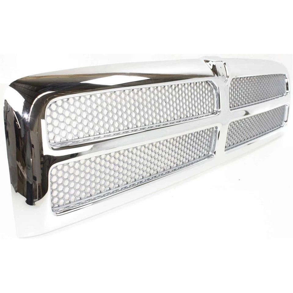 1994–1997 Dodge Ram 1500 / 2500 Front Grille Chrome Shell  | OEM Fit