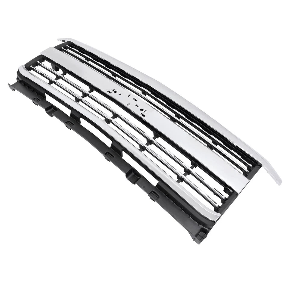2015–2019 Chevy Silverado 2500HD/3500HD Front Upper Grille Assembly Chrome | OEM Fit