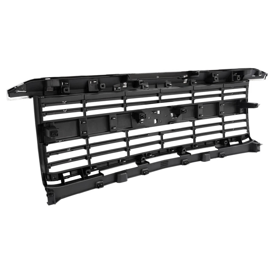 2015–2019 Chevy Silverado 2500HD/3500HD Front Upper Grille Assembly Chrome | OEM Fit