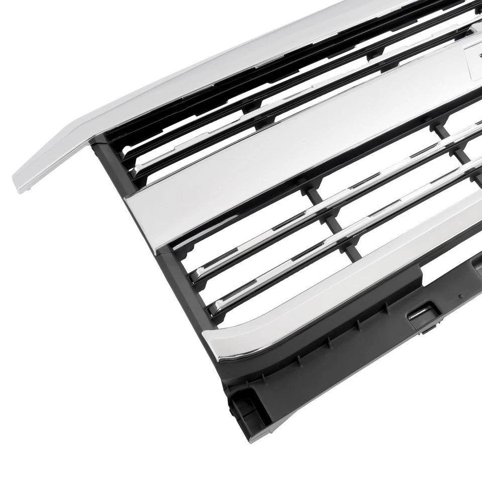 2015–2019 Chevy Silverado 2500HD/3500HD Front Upper Grille Assembly Chrome | OEM Fit