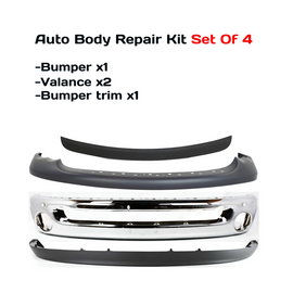 2002–2005 Dodge Ram 1500 / 2003–2005 Ram 2500 / 3500 Front Bumper Kit Chrome Face Bar | OEM Fit