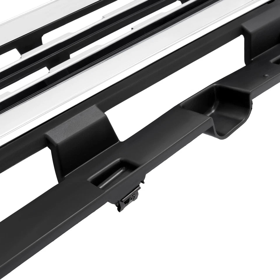2015–2019 Chevy Silverado 2500HD/3500HD Front Upper Grille Assembly Chrome | OEM Fit