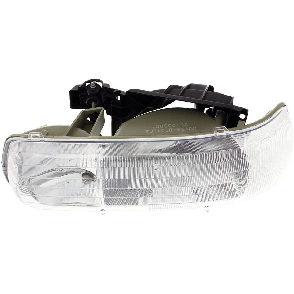 1999–2002 Chevrolet Silverado 1500 Headlight Set Base / LS / LT / WT Halogen | OEM Fit