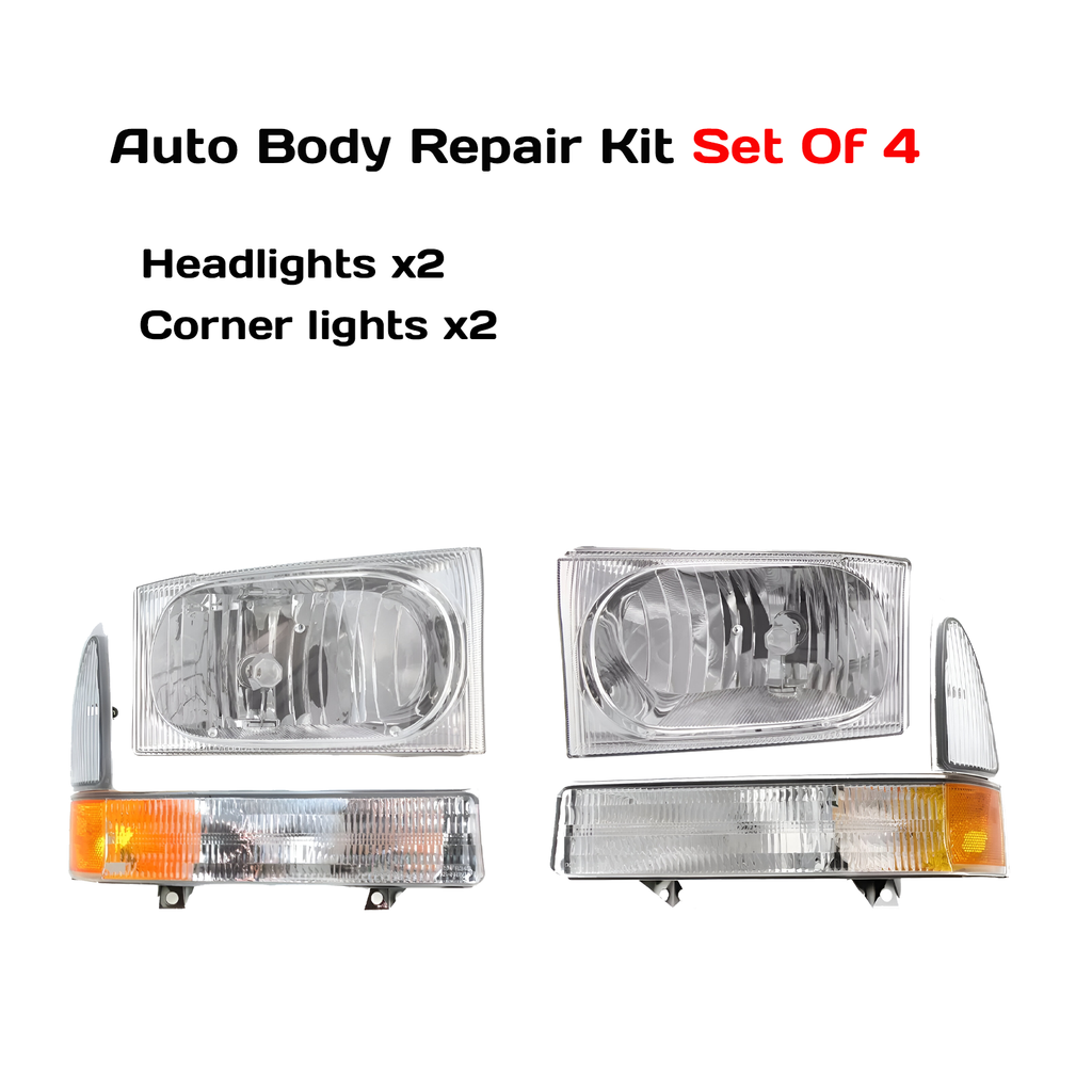 1999-2004 Ford F-250 Super Duty Front Headlight Kit with Corner Lights | OEM Fit