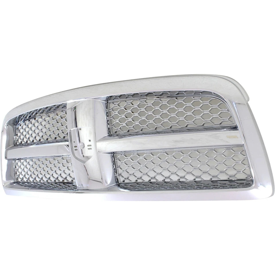 2009–2012 Dodge Ram 1500 Front Grille Chrome Plastic | OEM Fit