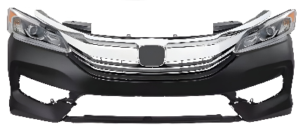 2016-2017 Honda Accord Front Bumper Cover Paintable & Headlight Assembly | OEM Fit
