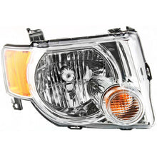 Load image into Gallery viewer, 2008–2012 Ford Escape SUV Chrome Headlights Assembly W/ Amber Corner Lamps Pair | OEM Fit