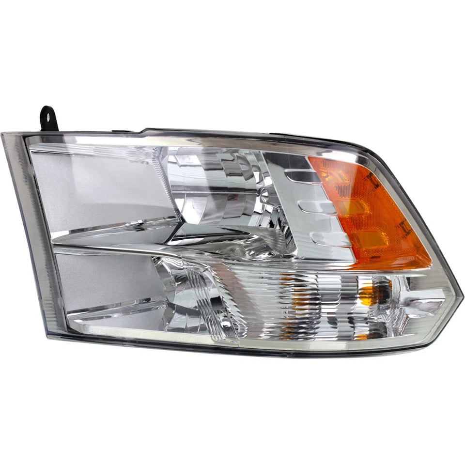 2013–2018 Ram 1500 / 2500 / 3500 Headlight Assembly Set  Chrome| OEM Fit