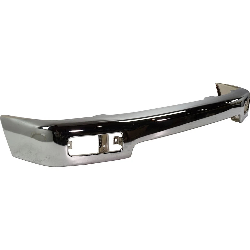 Front Bumper Face Bar For 1996-1998 Toyota 4Runner Base/SR5 Models Chrome Steel (1-Piece Set)