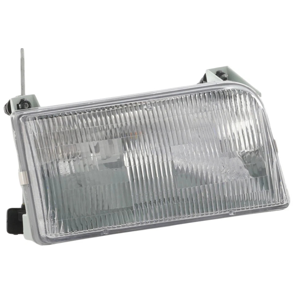 1992–1997 Ford F-150 Headlight Set Left and Right Side Halogen w/ Bulb(s) (Set of 2) | OEM Fit