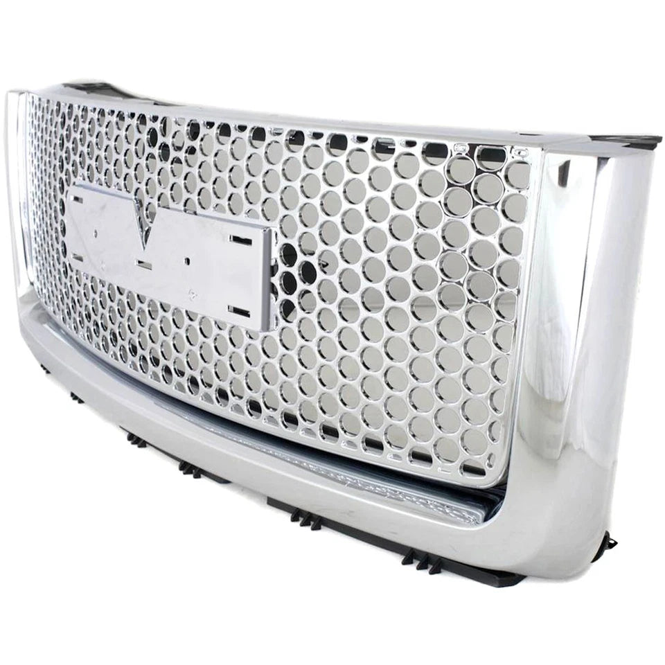 2007–2013 GMC Sierra 1500 Grille Chrome Shell w/ Painted Black Insert | OEM Fit