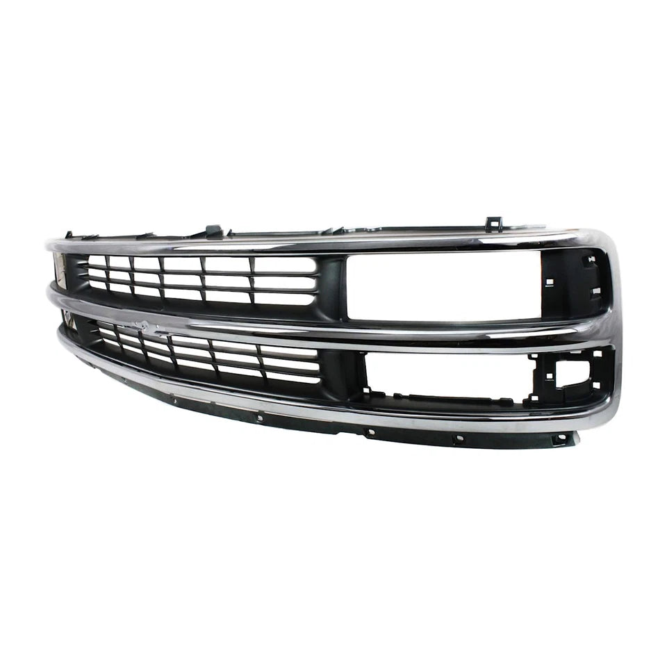1996–2002 Chevrolet Express 1500 / Express 3500 Grille Assembly Chrome Shell | OEM Fit