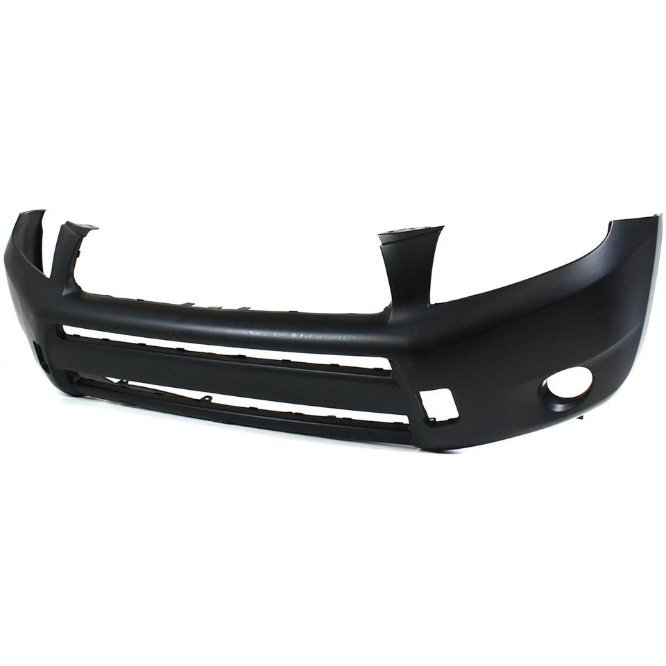 2006–2008 Toyota RAV4 Front Bumper Cover w/ Fog Light Holes Plastic Primed | OEM Fit